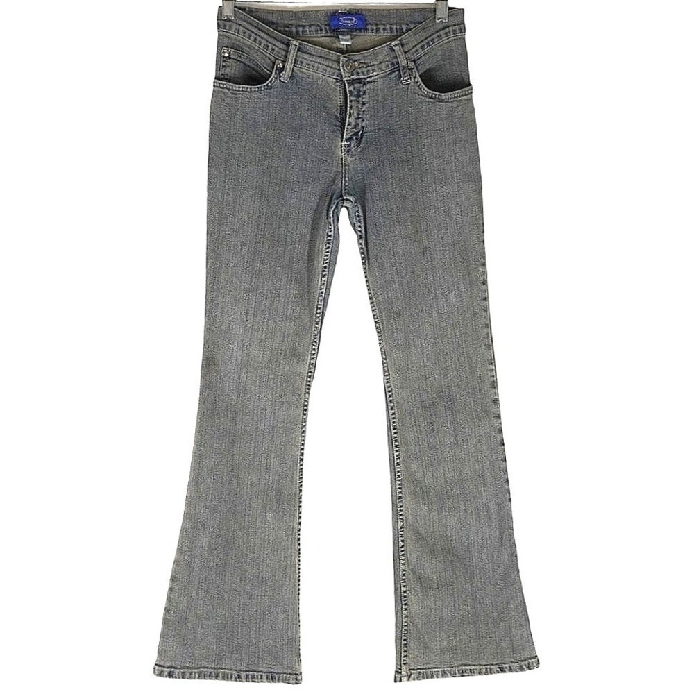Y2K Freego Bootcut‎ Jeans Womens 29 Gray Denim Flared Low Rise